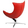 Emma and Oliver Home Office Swivel Cocoon Chair - Living Room Accent Chair - 3 of 4