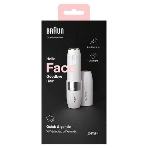 Braun Electric Mini Target - Hair Facial Smartlight Remover With Fs1000 