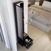 Runesay Modern Full Body Mirror Cabinet, Extra Large Mirror, Multi Layer High Capacity Storage - 3 of 4