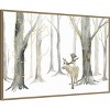 Amanti Art Christmas Forest landscape by Tara Reed Canvas Wall Art Print Framed - 2 of 4