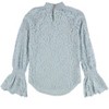 bar III Womens Mock Neck Lace Pullover Blouse - 2 of 2