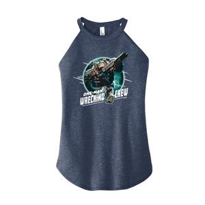 Women's - Disney - One Man Wrecking Crew Graphic High Neck Tank - 1 of 2