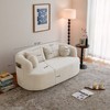 GDFStudio Ipomoea 67" Modern Chenille Loveseat Sofa with Deep Cloud Seat - 3 of 4