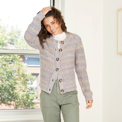 target blue cardigan