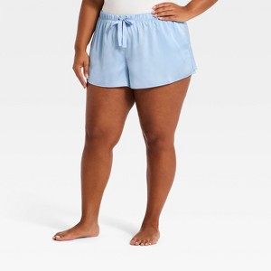 Women's Satin Pajama Shorts - Auden™ - 1 of 3