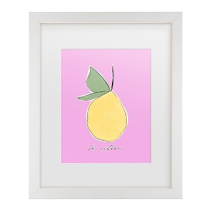 Trademark Fine Art - uplusmestudio Le Citron Matted Framed Art - 1 of 4