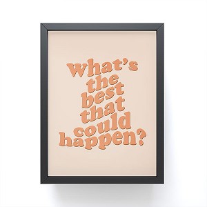 DirtyAngelFace Whats The Best That Could Happen Framed Mini Art Print 4" (H) x 3" (W) x 1" (D) - Society6 - 1 of 3