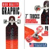 Madd Gear 31" Drop Through Longboard Skateboard 70mm Wheels ABEC-7 Bearings Maple Deck - 4 of 4