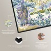 Art Remedy Golden Henri Edmond Cross - Garden at Saint Clair Impresionism Landscape Wall Art, 15" x 10", Black Frame - 4 of 4