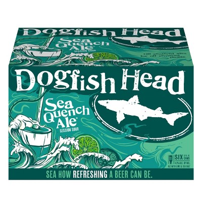 Dogfish Head SeaQuench Ale Session Sour Beer - 6pk/12 fl oz Cans