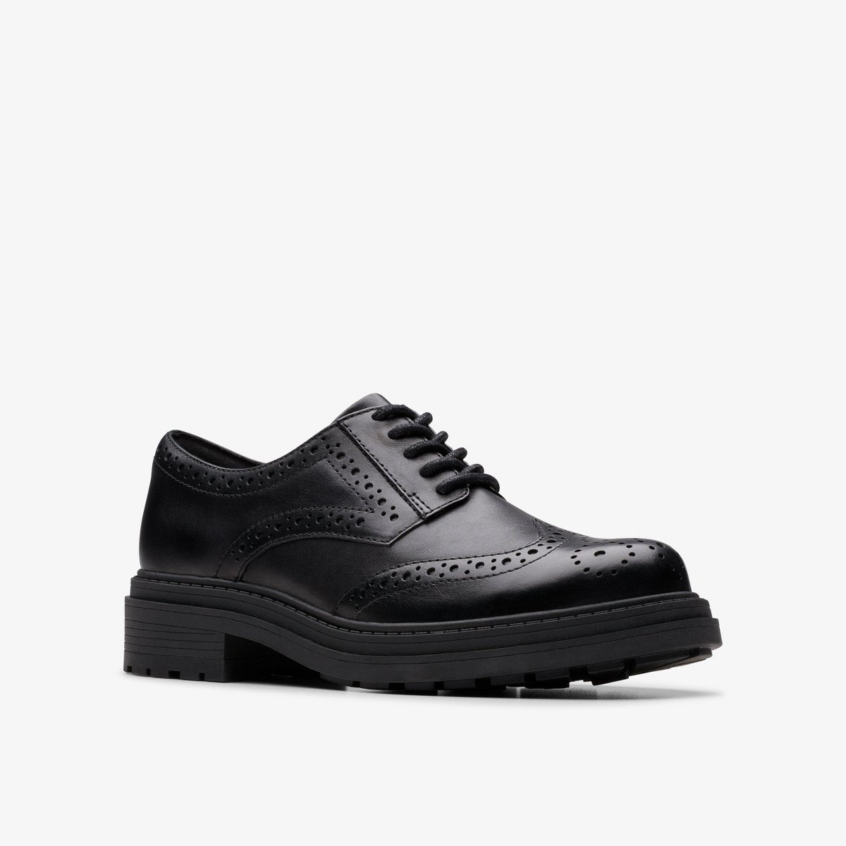 Обувь Clarks Womens Orinoco 3 Derby Black Leather Shoes 6 Medium — фото 4