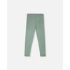 Deux par Deux Girl Super Soft Ribbed Leggings Sage Green - 3 of 4