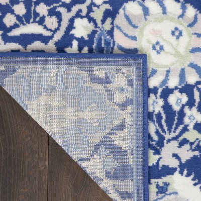 Bohemian Bliss Multicolor Floral 8' x 10' Synthetic Area Rug