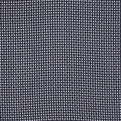 Black Textilene and Bamboo Print Aluminum Bistro Chairs, Set of 2