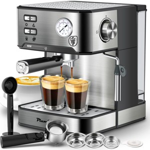 SEVOBAL Espresso Makers Professional 20 Bar Espresso Machine with Milk Frother for Cappuccinos Lattes and Macchiatos, Silver, 9.25"*10.63"*11.22" - 1 of 4