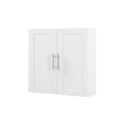 Rbied 24 in. W x 7.63 in. D x 24 in. H Kitchen Bathroom Storage Wall Cabinet Sideboard with Adjustable Shelves747495291871