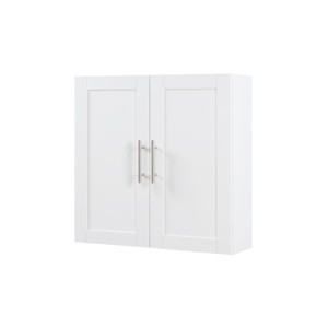 Rbied 24 in. W x 7.63 in. D x 24 in. H Kitchen Bathroom Storage Wall Cabinet Sideboard with Adjustable Shelves747495291871 - 1 of 4