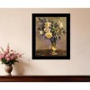 HomeRoots Evening Vase Black Framed Print Wall Art - 2 of 4