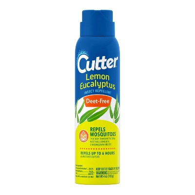4oz Lemon Eucalyptus Insect Repellant Aerosol Spray - Cutter