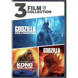 Godzilla / Godzilla King of the Monsters / Kong: Skull Island (DVD)(2020)