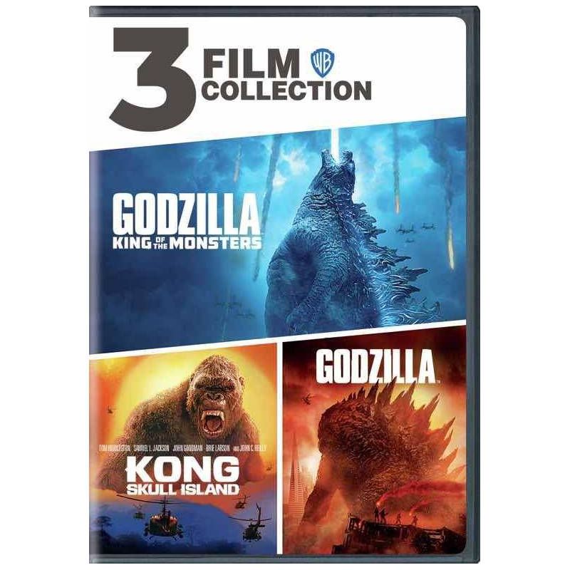 Godzilla / Godzilla King of the Monsters / Kong: Skull Island (DVD)(2020), 1 of 2