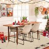 Christmas Runner Rug Solid Non-Slip Washable Christmas Kitchen Rug Holiday Decor Carpet for Dining Room Nursery Office - 2 of 4