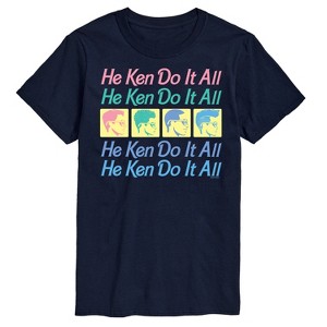 Men's - Barbie - He Ken Can Do It All Stacked Short Sleeve Graphic T-Shirt - 1 of 4