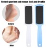 Unique Bargains Foot File Removes Dead Skin Pedicure Coarse And Fine Dual Sided 4 Pcs - 2 of 4