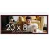 PosterPalooza | Panoramic Minimalist Brown Picture Frame - UV Acrylic, Foam Board Backing, Hanging Hardware - 2 of 4