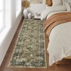 Area Rugs for Living Room Bedroom Vintage Distressed Rug Floral Print Accent Rug - 2 of 4