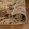 Vintage Traditional Distressed Floral Medallion Indoor Runner or Area Rug by Blue Nile Mills - 3 of 4