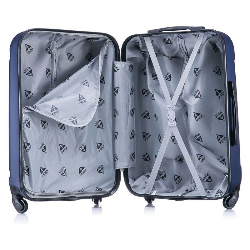InUSA Pilot Lightweight Hardside Large Checked Spinner Suitcase, 4 of 7