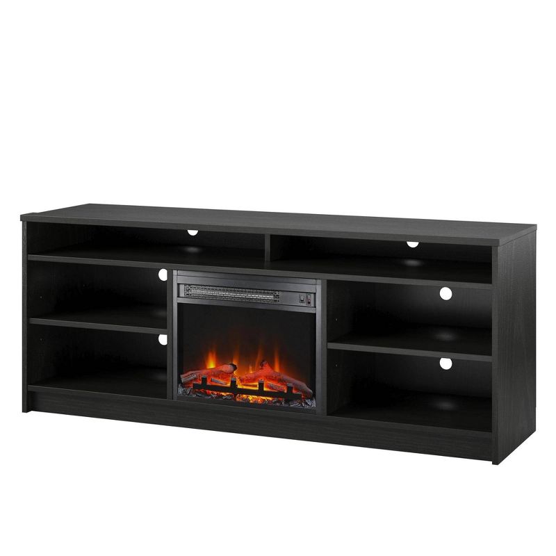 Hartwick Electric Fireplace Insert and 6 Shelves TV Stand for TVs up to 65" - Room & Joy, 5 of 10