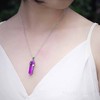 Maya's Grace Gem Stone Quartz Pendant Natural Crystal Necklaces for Women, Girls - 2 of 4