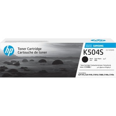 Samsung CLT-K504S Black Toner Cartridge, SU162A
