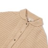 Hope & Henry Girls' Button Front Rib Sweater Cape, Kids - 2 of 3