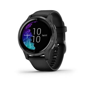 Garmin Venu 3 Slate Stainless Steel Bezel 1.4-Inch AMOLED Touchscreen  Display Smart Watch with 45mm Black Case and Silicone Band