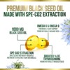 Black Seed Oil Softgels 1000mg - Premium Nigella Sativa Blackseed, Pure Natural Black Cumin Seed Oil & Antioxidant for Skin - 180 Softgels - 4 of 4