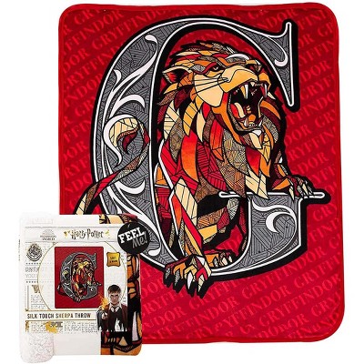 The Northwest Group, LLC Harry Potter Roar For Gryffindor 40 x 50 Inch Silk Touch Sherpa Throw Blanket