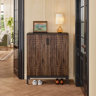 Hommoo Freestanding Storage Rack with 24 Cubbies
