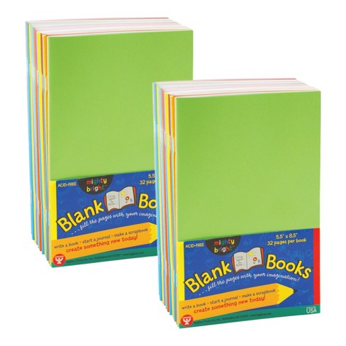 Hardcover Blank Book Landscape 8 x 6 28 Pages Pack of 12