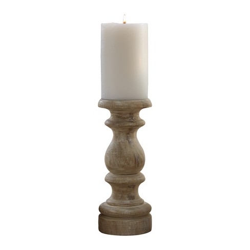 Park Designs Tall White Washed Jenny Candlestick : Target