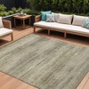 HomeRoots 8' X 10' Taupe And Beige Abstract Washable Indoor Outdoor Area Rug - 2 of 4