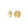 Ross-Simons Italian 14kt Yellow Gold Puffed Knot Clip-On Earrings - 3 of 4