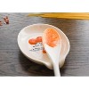 Nat & Jules We're Eating It White 6 x 4 Ceramic Oval Countertop Spoon Rest - 4 of 4