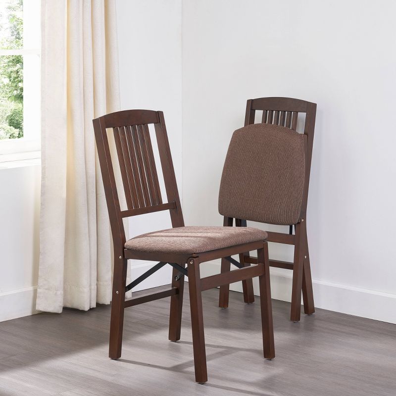 Set of 2 Simple Mission Folding Chair - Stakmore, 6 of 8