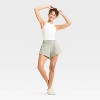 Women's 4" French Terry Flowy Shorts - All In Motion™ - 3 of 4