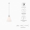 Modway Starlight 1-Light Pendant Light – Globe Pendant Ceiling Light with Brass Finish for Dining Room, Kitchen, or Entryway - 3 of 4