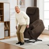 Electric Power Lift Recliner Chair for Elderly Power Lift Reclining Sofa for Living Room with Massage & Heat,Side Pockets and 2 Cup Holders - 2 of 4