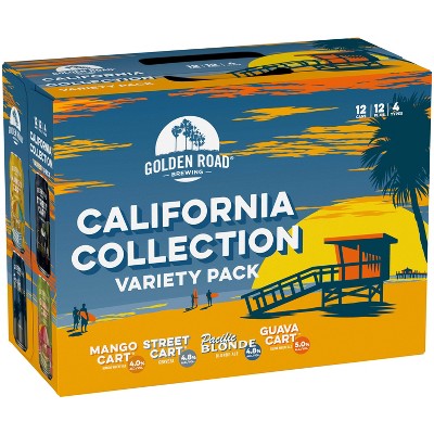 Golden Road California Classics Mixer Pack - 12pk/12 fl oz Cans